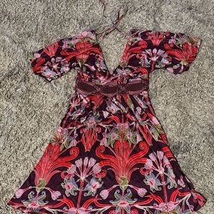 Sky Multicolor Patterned Garment